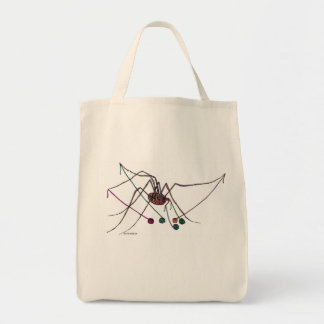 Spider met Yarn Tote Bag