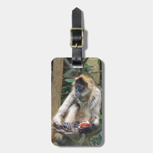 Spider Monkey-Bagagelabel Bagagelabel (Voorkant verticaal)