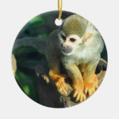 Spider Monkey Keramisch Ornament (Voorkant)