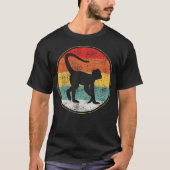 Spider Monkey Retro Vintage T-shirt (Voorkant)