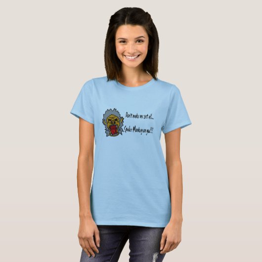 Spider Monkey T-shirt (Voorkant volledig)