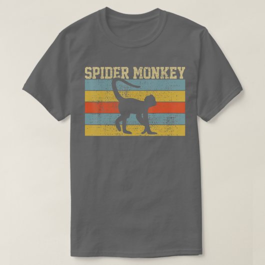 Spider Monkey-Vintage T-shirt (Design voorkant)