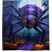 Spider Monster Halloween douchegordijn (Voorkant)