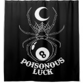 Spider Moon Poisonous Luck Douchegordijn (Voorkant)