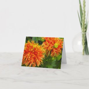 Spider Mum Note Kaart