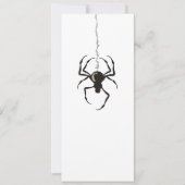 Spider on Strand (Black) Kaart (Voorkant)