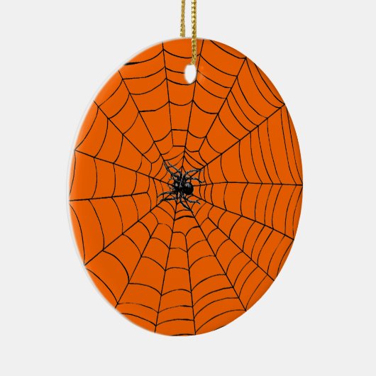 Spider op internet keramisch ornament (Rechts)