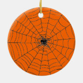 Spider op internet keramisch ornament (Achterkant)