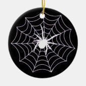 Spider op internet keramisch ornament (Voorkant)