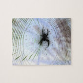 Spider op internet legpuzzel (Horizontaal)