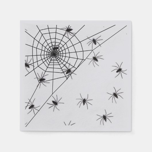 Spider Paper Napkin Servet (Voorkant)