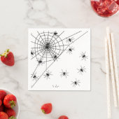 Spider Paper Napkin Servet (Insitu)