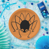 Spider Papieren Bordje (Feest)