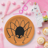 Spider Papieren Bordje (Feest)