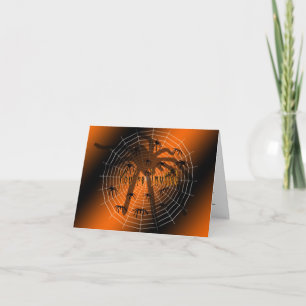 Spider Party Invitation Kaart