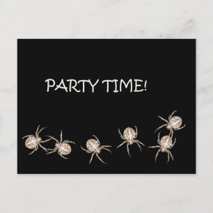 Spider Party Time Briefkaart
