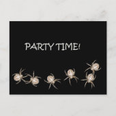 Spider Party Time Briefkaart (Voorkant)