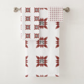 Spider Pattern Bad Handdoek (Insitu)