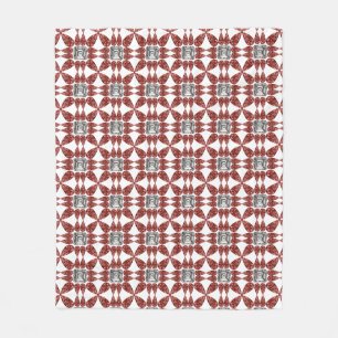 Spider Pattern Fleece Deken