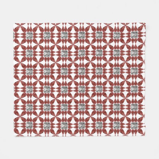 Spider Pattern Fleece Deken (Voorkant (Horizontaal))