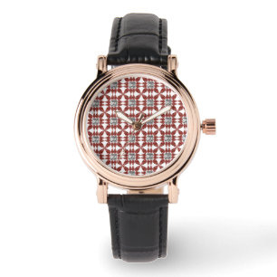 Spider Pattern Horloge