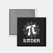 Spider Pi Spider Wetenschap Wiskunde Docent Funny Magneet (Voorkant / Achterkant)