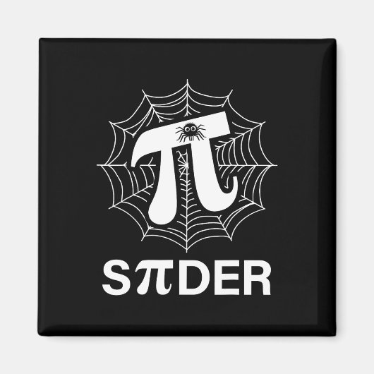 Spider Pi Spider Wetenschap Wiskunde Docent Funny Magneet (Voorkant)