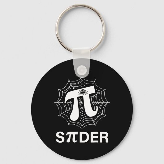 Spider Pi Spider Wetenschap Wiskunde Docent Funny  Sleutelhanger (Voorkant)