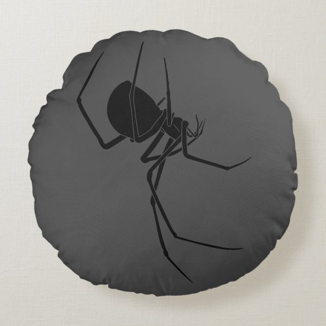 Spider Pillow Rond Kussen (Voorkant)