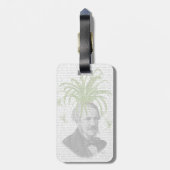 Spider Plant Head Bagagelabel (Achterkant verticaal)