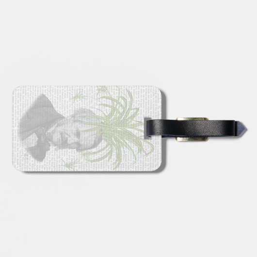 Spider Plant Head Bagagelabel (Achterkant horizontaal)