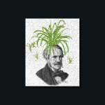 Spider Plant Head Canvas Afdruk<br><div class="desc">Mode en beeldmateriaal</div>