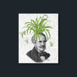 Spider Plant Head Canvas Afdruk<br><div class="desc">Mode en beeldmateriaal</div>