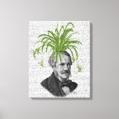 Spider Plant Head Canvas Afdruk (Voorkant)