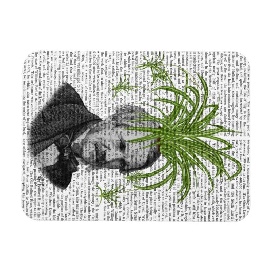 Spider Plant Head Magneet (Horizontaal)