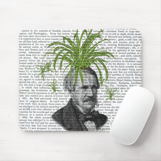 Spider Plant Head Muismat (Met muis)