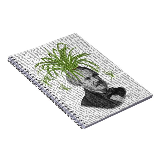 Spider Plant Head Notitieboek (Rechterzijde)