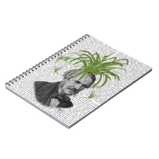 Spider Plant Head Notitieboek (Linkerzijde)