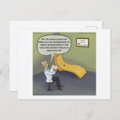 Spider Psychiatrische patiënt Funny Comic Briefkaart (Voorkant / Achterkant)