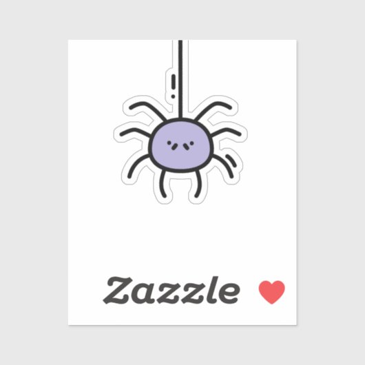 Spider Purple Sticker (Vel)