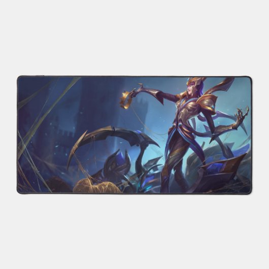 Spider Queen Gaming Desk Mat | Dark Magic Desk Mat (Voorkant)