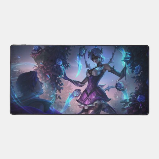 Spider Queen Gaming Desk Mat | Dark Magic Desk Mat (Voorkant)