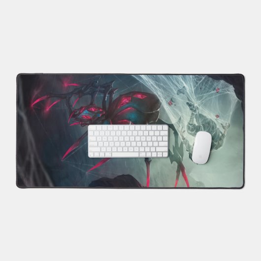 Spider Queen Gaming Desk Mat | Dark Magic Desk Mat (Keyboard & Muis)