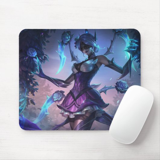 Spider Queen Gaming Mousepad | Gotisch thema ontwe Muismat (Met muis)