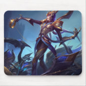 Spider Queen Gaming Mousepad | Gotisch thema ontwe Muismat (Voorkant)