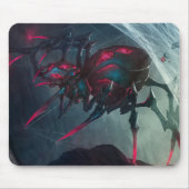 Spider Queen Gaming Mousepad | Gotisch thema ontwe Muismat (Voorkant)