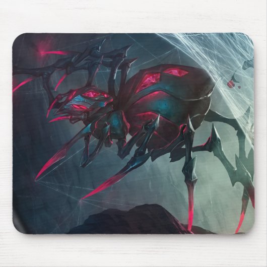 Spider Queen Gaming Mousepad | Gotisch thema ontwe Muismat (Voorkant)