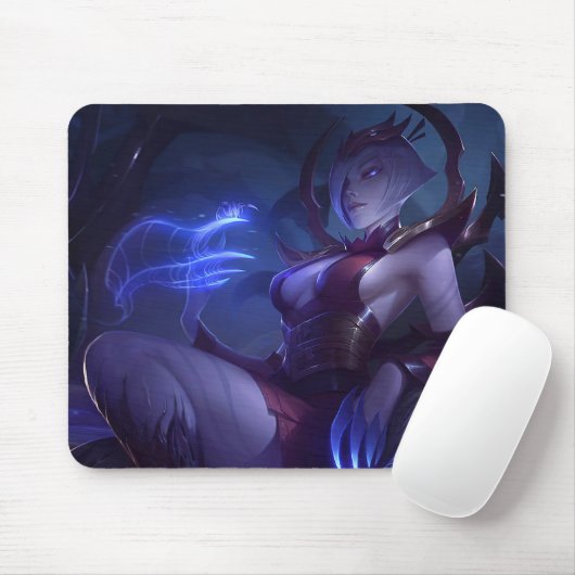 Spider Queen Gaming Mousepad | Gotisch thema ontwe Muismat (Met muis)