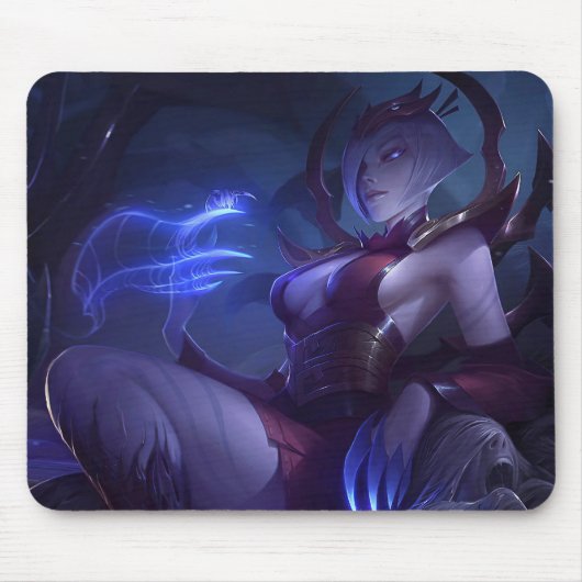 Spider Queen Gaming Mousepad | Gotisch thema ontwe Muismat (Voorkant)
