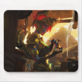 Spider Queen Gaming Mousepad | Gotisch thema ontwe Muismat (Voorkant)